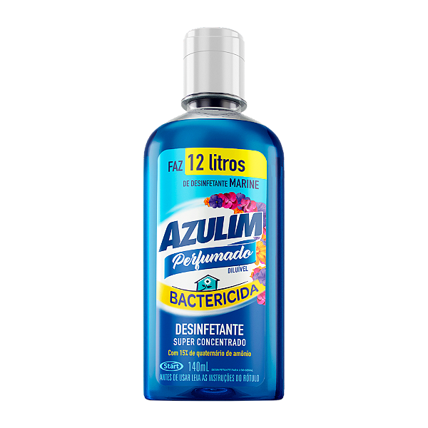 Desinfetante Concentrado 140ml Marine Rende 12L - Azulim