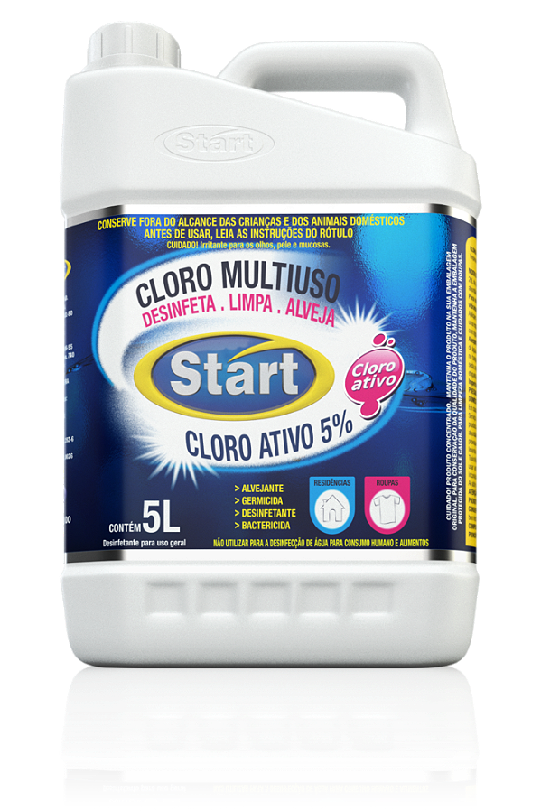 Cloro Líquido 5% Multiuso 5L - Start