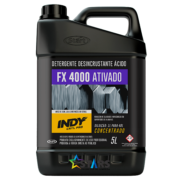 Desincrustante FX 4000 Ativado 5L 1:40  - Start