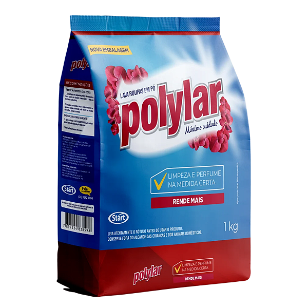 Sabao em Po Polylar 1KG Lava Roupas - Start