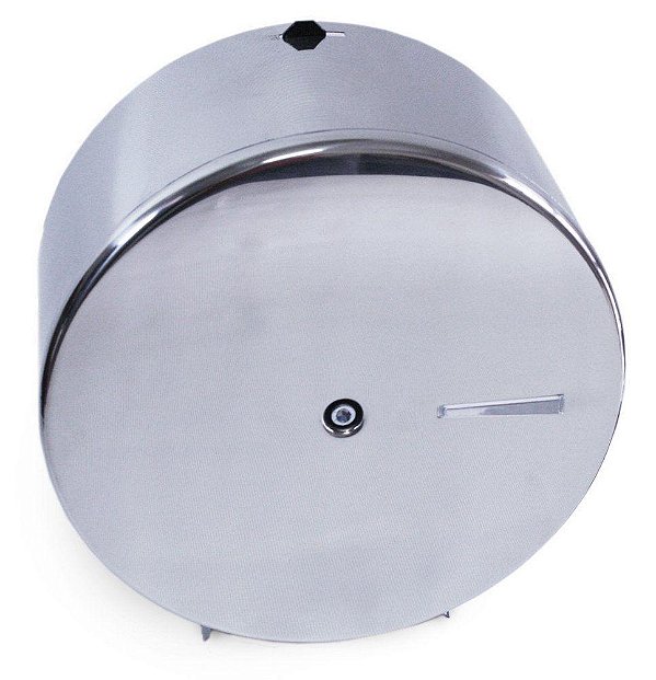 Dispenser papel higiênico 400mts aço inox Sobrepor - Aurimar