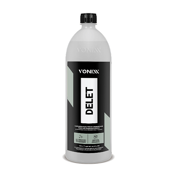 Limpador de Pneus e Borrachas Delet 1,5L - Vonixx
