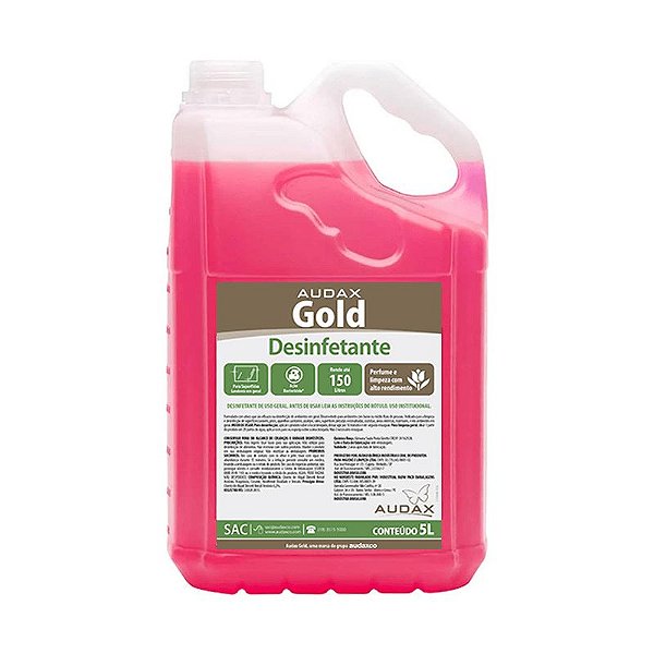 Desinfetante Gold 5L Conc 1/30 Lavanda - Audax