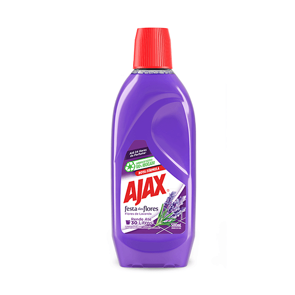 Limpador Perfumado 1L Festa Flores Lavanda - Ajax