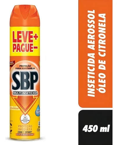 Inseticida  Multinseticida e Repelente 450ml Citronela - SBP
