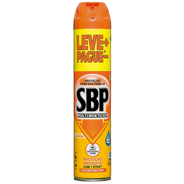 Inseticida Multinseticida e Repelente 450ml Citronela - SBP