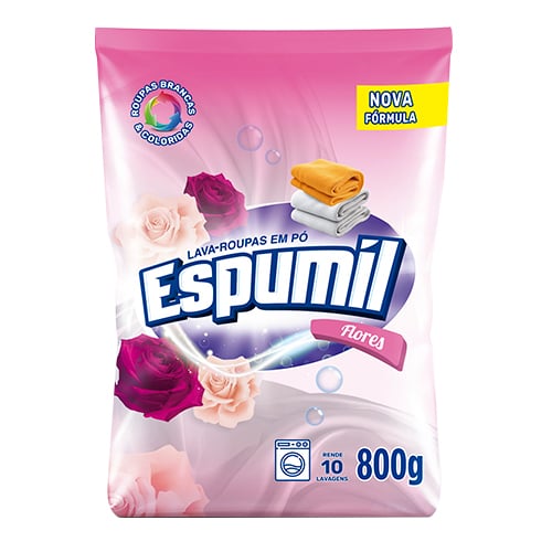 Sabão em Pó Espumil 800g Flores - Espumil