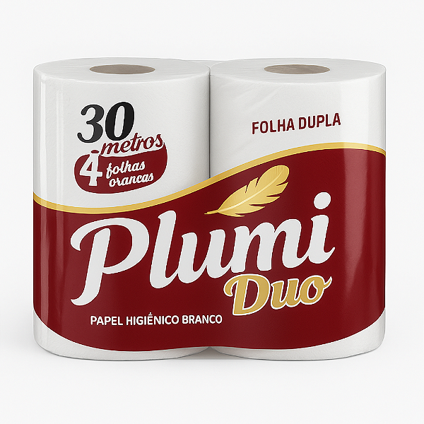 Papel Higiênico F.Dupla Plumi PCT 04x30mt - Aguipel