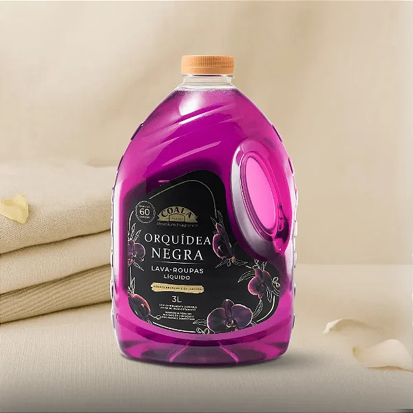 Lava roupas líquido 3lt orquídea negra coala laundry coala