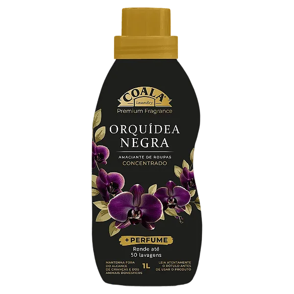 Amaciante de roupas 1l concentrado orquidea negra  laundry- coala