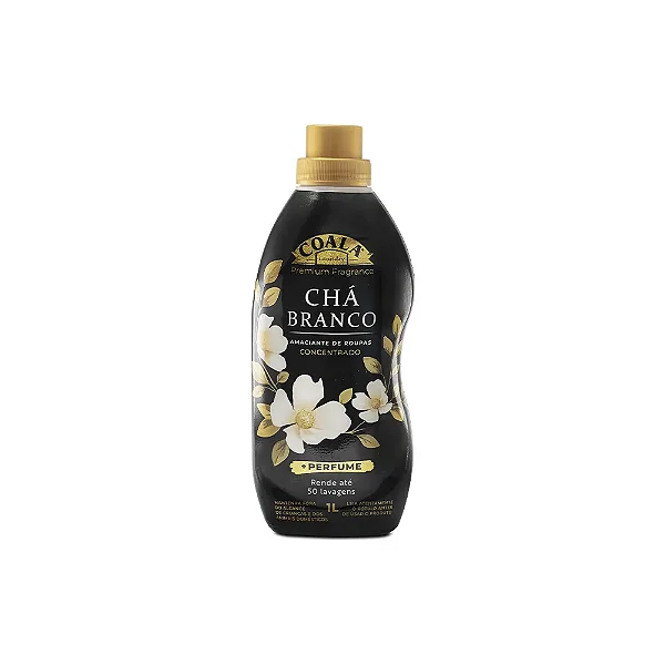 Amaciante de roupas 1l concentrado cha branco  laundry - coala