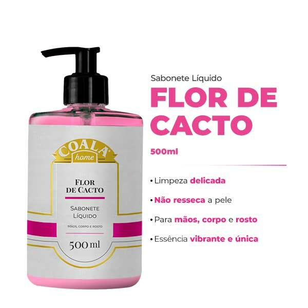 Sabonete líquido 500ml de cacto  - coala