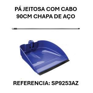Pa Lixo Jeitosa Plástico C/Cabo 90cm Ref:SP9253AZ - Super Pro Bettanin