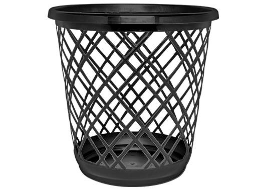 Cesto telado redondo 10l preto eco nature - JAGUAR