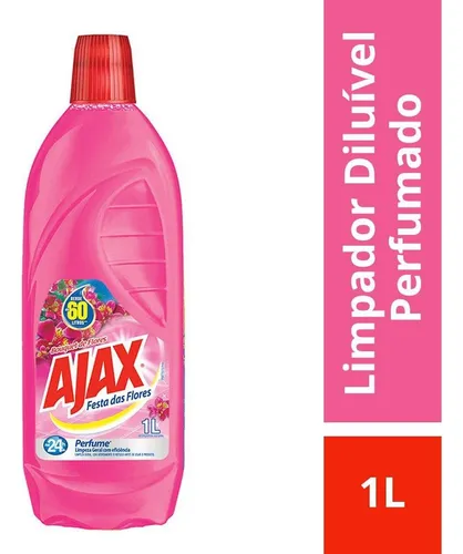 Limpador Perfumado 1L Bouquet De Flores - Ajax