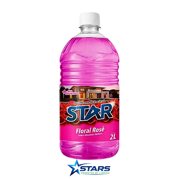 Desinfetante 2 Litros Floral Rose - Star