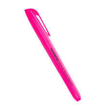 Caneta Marca Texto Rosa - Maxprin