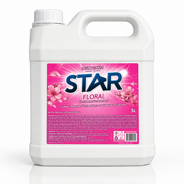 Desinfetante Floral 5 Litros - Star