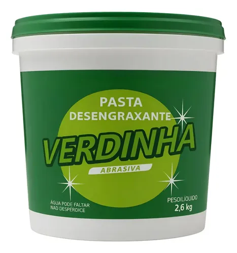 Pasta Desengraxante 2,6kg - Verdinha