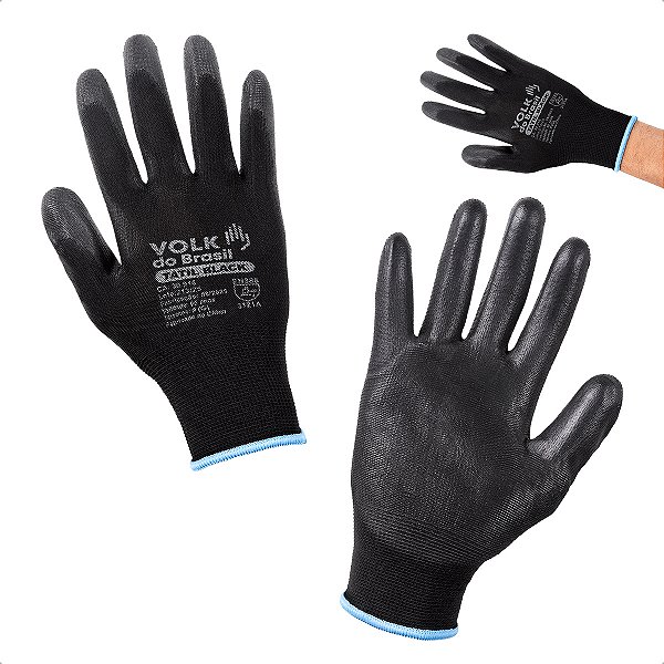 Luva Tátil Black Smart Pu Tam G - Volk