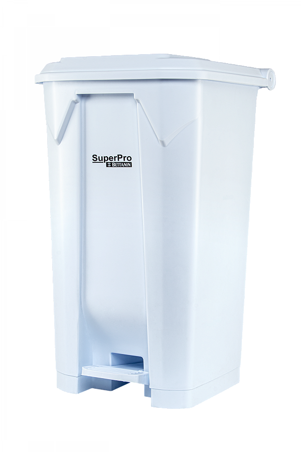 Lixeira Plástica C/Pedal 50l Branca SOLUTION SP93650BR