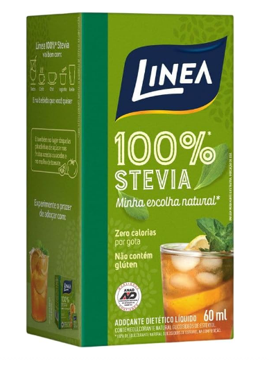 Adoçante Líquido Stevia 60 ml - Linea