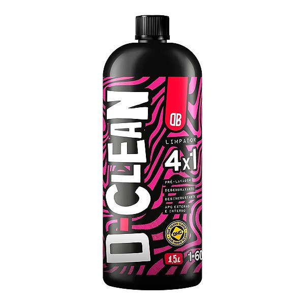 Limpador Multiuso 4 em 1 D-Clean 1,5 L - Dub Boyz