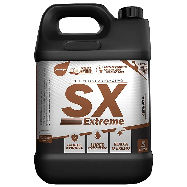 Shampoo Automotivo SX Extreme 1:200 5L Autolimpe