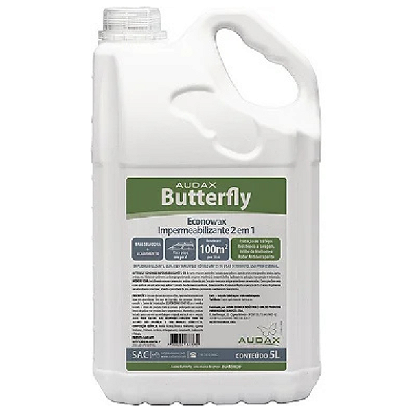 Cera Econowax 5L 2 Em 1 c/Base Seladora - Butterfly Audax
