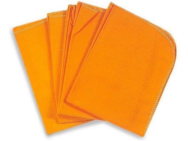Flanela Laranja M 28x48cm - Eco