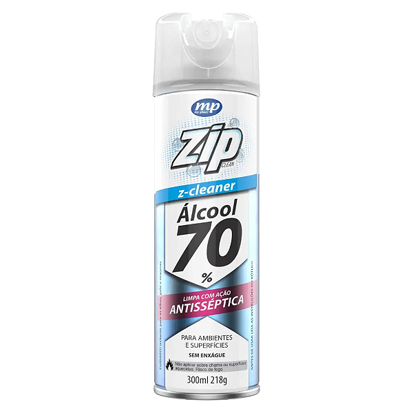 Álcool Spray 70% Z-Cleaner My Place 300ml - Zip