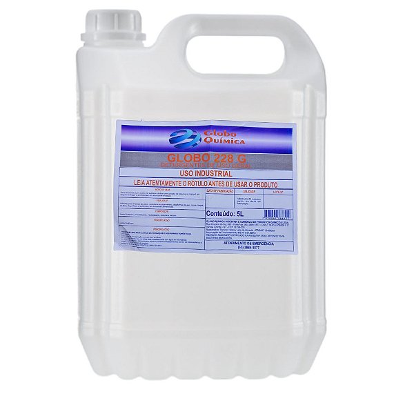 Detergente Desengordurante 228-G Industrial 5L- Globo Química
