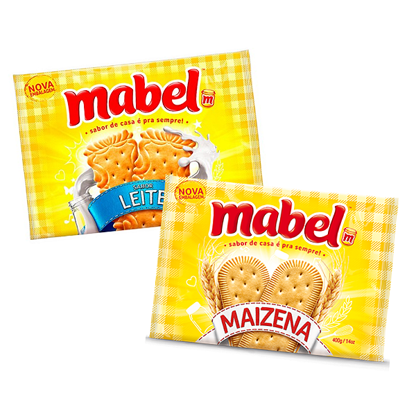 Biscoito Maizena/Leite 400g - Mabel