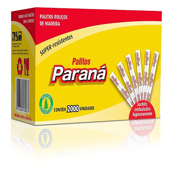 Palito de Dente C/ 2000 Embalados - Parana