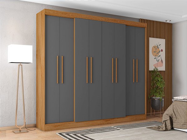 Roupeiro Mônaco Freijó/Grafite