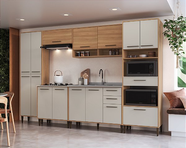 Cozinha Jade 03 Freijo/Arenas