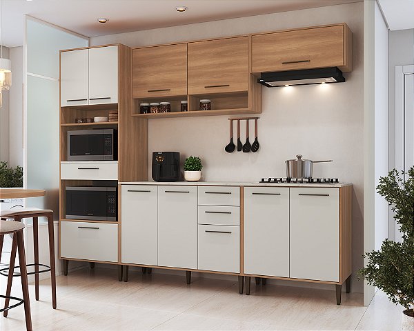 Cozinha Jade 01 Freijo/Arenas Delmarco