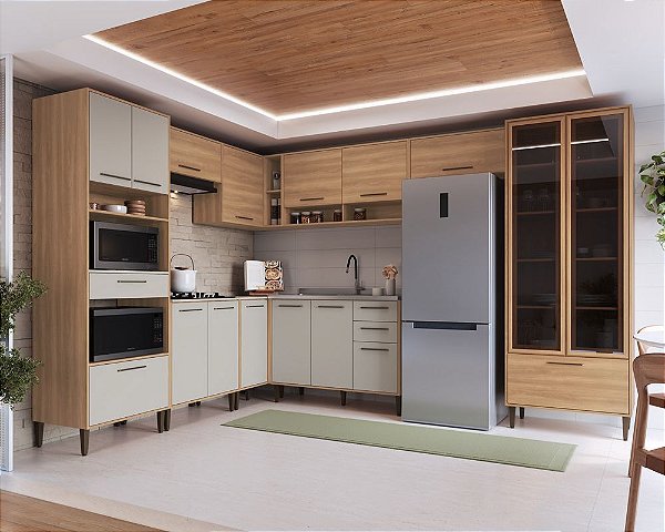 Cozinha Jade 06 Freijo/Arenas Delmarco