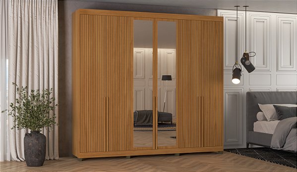 Roupeiro Newton Nature 100% MDF