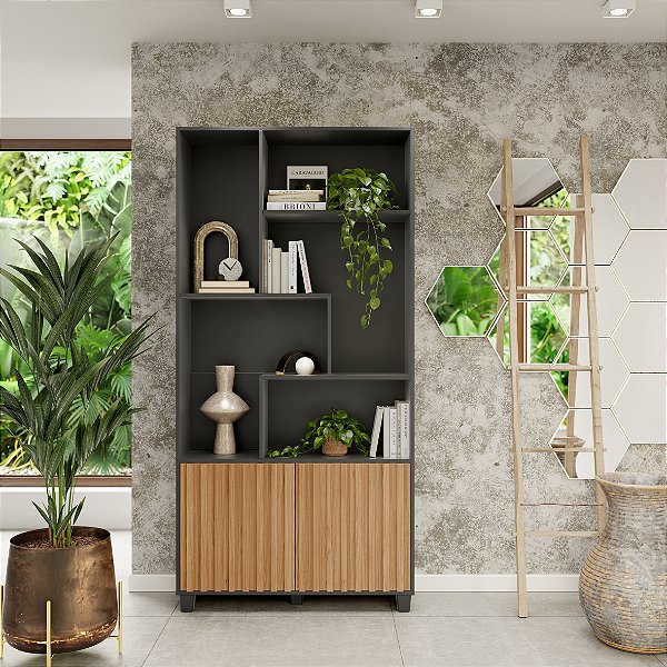 Estante com 2 Portas Ripada C59 PFJ Dalla Costa