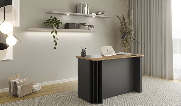 Mesa de Escritorio com 1 gaveta C722 JPF Dalla Costa