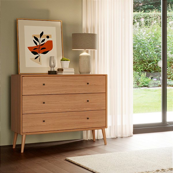 Cômoda com 3 Gavetas TW50 JJ Dalla Costa