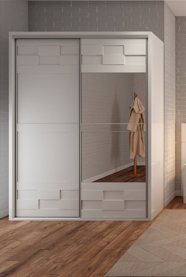 Roupeiro 2 Portas de Correr TW301E WW Dalla Costa