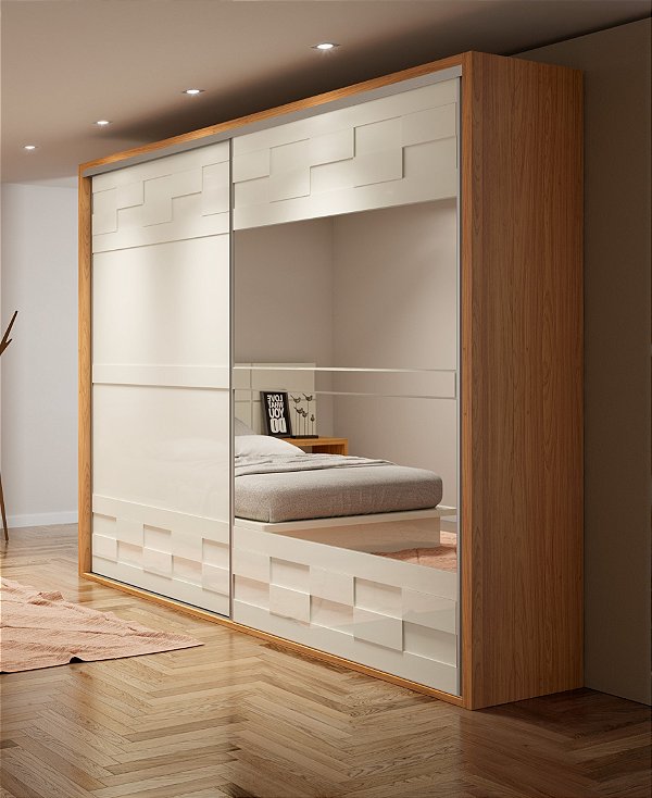 Roupeiro 2 Portas de Correr TW303E JW Dalla Costa