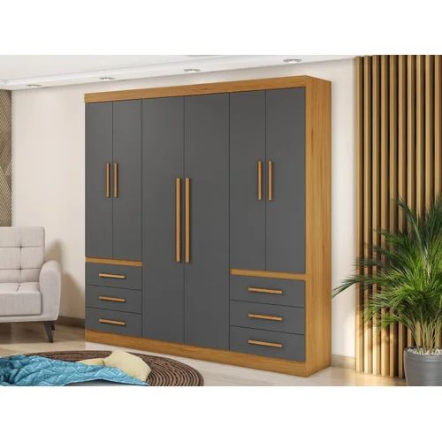 Roupeiro Roma Freijo/Grafite 110.750