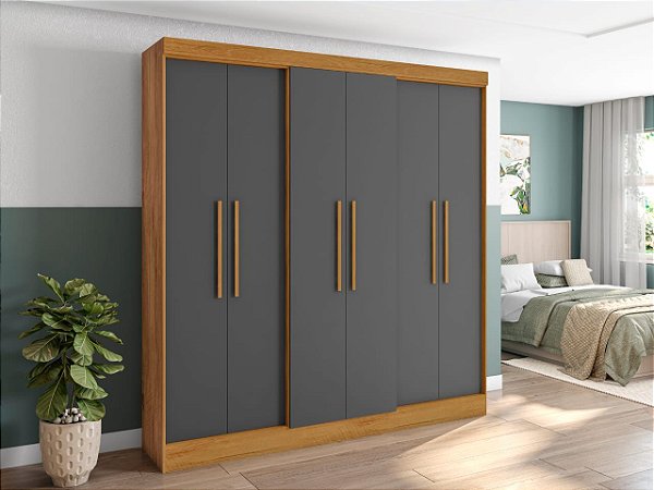 Roupeiro Florida Freijo/Grafite 97.750