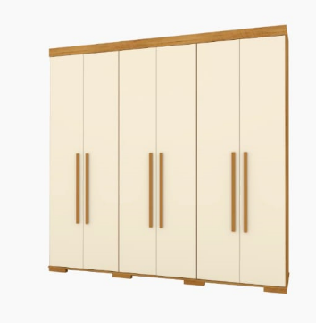 Roupeiro Cancun Freijo/Off White 80.550