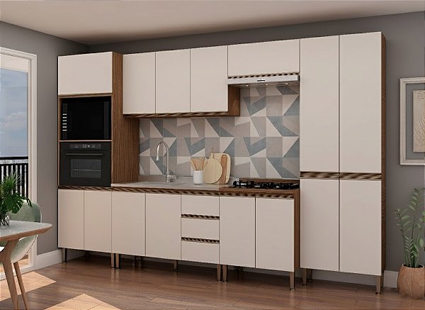 Cozinha Planejar Ebano/Off White