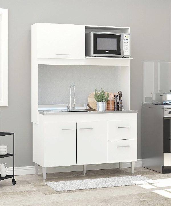 Cozinha Compacta Marina Branca