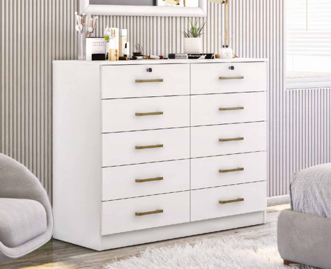 Cômoda Londres Branca